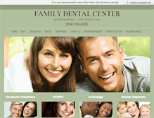 Tablet Screenshot of familydentalcenterny.com